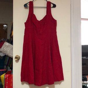 Red A-line dress Sz.18